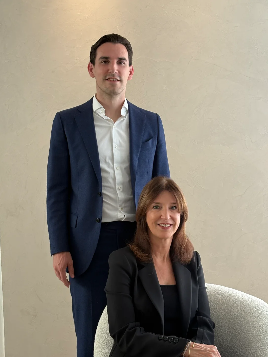 Portret van Carla Vangronsveld en Matthiece Nelissen